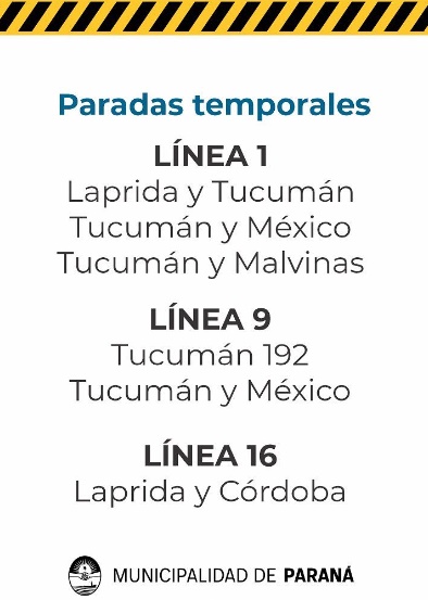 Por obras, habrá modificación en las paradas de colectivos - Noticias ...