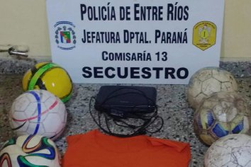 Se recuperaron varios de los elementos robados en el Club Libanes