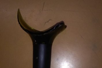 Detuvieron a una mujer que portaba un arma cortante