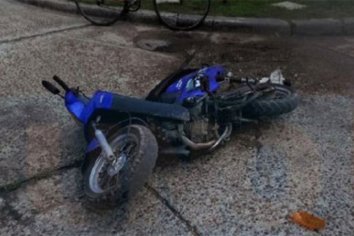Luego de tener un accidente con su moto, se descompensó y murió en el Hospital