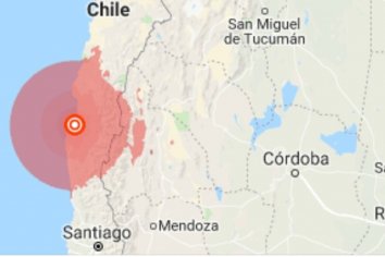 Fuerte sismo en Chile.