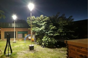 Nueva Iluminación para una escuela Esparza