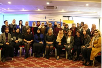 Susana Medina participa de un encuentro con mujeres juezas palestinas
