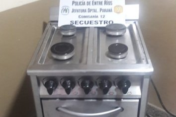 Recuperaron cocina que había sido robada en una escuela Paranaense