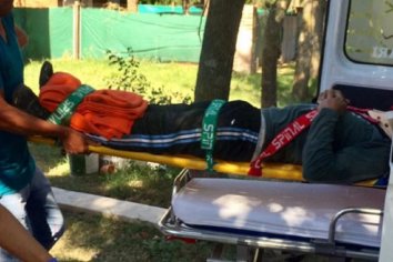 Trabajador de la construcción cayó desde un techo y se encuentra grave