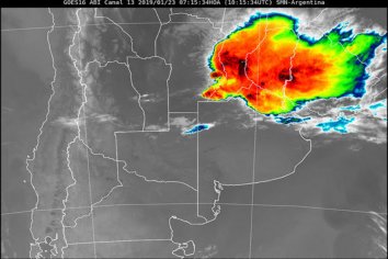 Alerta por tormentas fuertes en 4 provincias