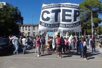 CTEP marchó hacia Desarrollo Social municipal