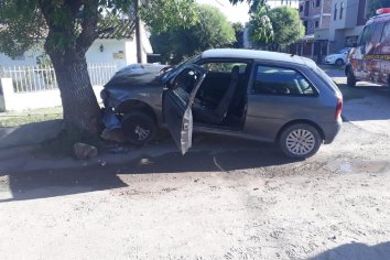 Accidente de transito en calle Fraternidad