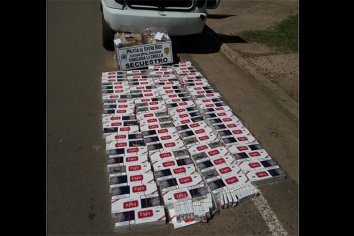 900 paquetes de cigarrillos fueron secuestrados