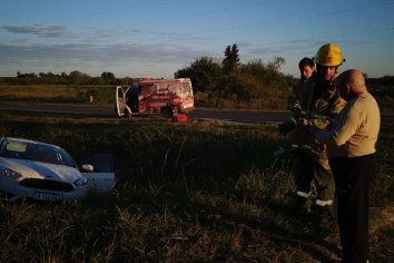 Accidente de transito con lesionados leves