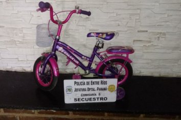Recuperaron una bicicleta que había sido robada
