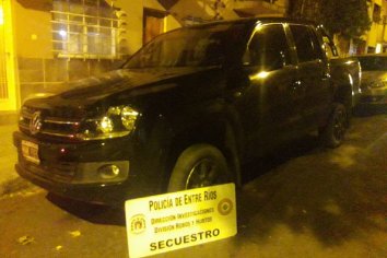 Secuestraron una camioneta que poseía pedido de localización