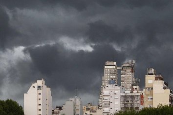 Rige un alerta por tormentas a corto plazo en Entre Ríos y Santa Fe