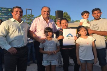 Con fondos provinciales se construirán nuevas viviendas en Estación Las Moscas