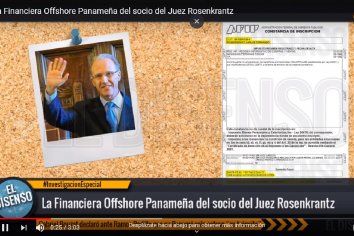 La Financiera Offshore Panameña del socio del Juez Rosenkrantz