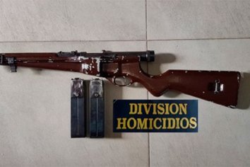 Barrio Caritas: secuestraron una carabina semiautomática