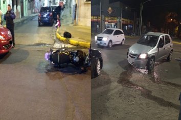 Noche accidentada en la ciudad