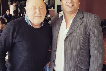 Jorge Busti brindó su apoyo a Marcelo Casaretto