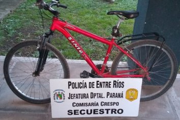 Recuperaron una bicicleta que había sido robada