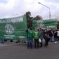 Previo a la reunión por paritarias, ATE convocó a una movilización