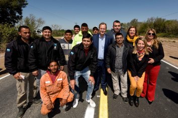 Bordet ratificó la continuidad de la obra pública