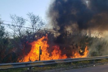 Quema de basura se propagó y generó miedo en los vecinos
