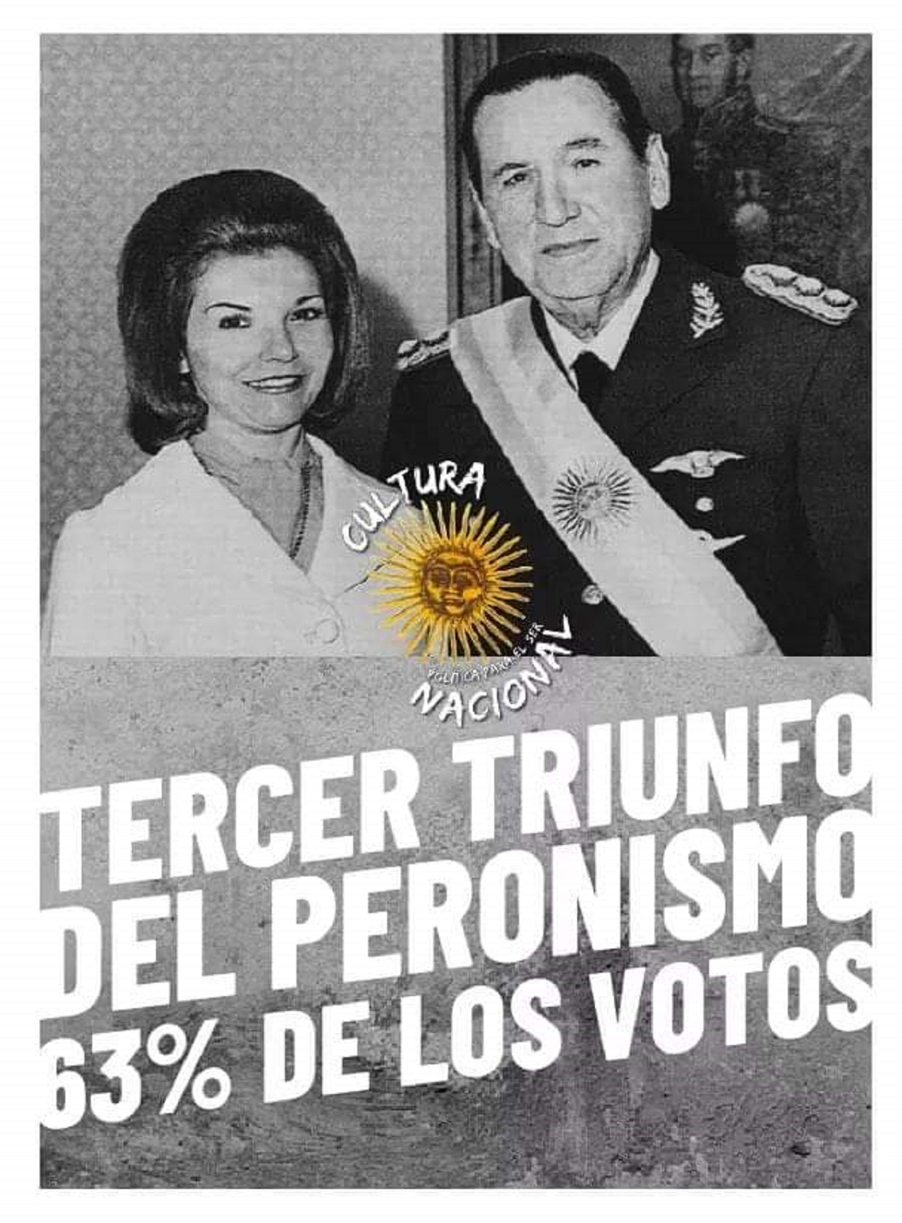 Un 23 de septiembre de 1973, Perón ganaba por el 63% de los votos -  Noticias | La voz 90.1