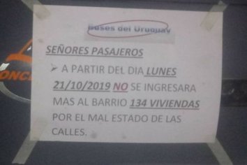 La empresa de colectivos decidió recortar servicios