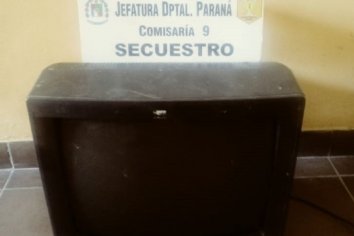 Allanaron una vivienda y secuestraron un televisor