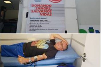 Se realizó un operativo de donación voluntaria de sangre