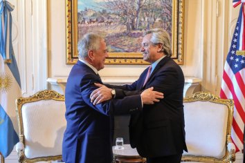 El presidente Alberto Fernández recibió a una delegación de Estados Unidos