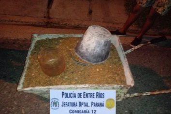Dos menores huían de una obra en construcción con elementos robados