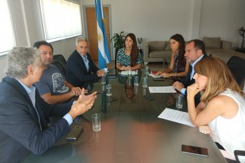 Arrondo con el presidente de la UAR