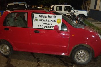 Adolescente fue detenido por andar en un auto sin papeles