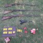 Allanamiento con el secuestro de cuatro armas de fuego y cartucheria