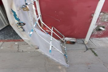 Vandalismo en dependencia municipal