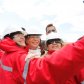 Cristina Fernández visitó las obras de la represa