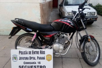No se había dado cuenta que le habían robado la moto