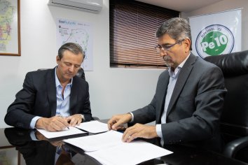 Enersa y la Municipalidad de Paraná firmaron un convenio de colaboración y asistencia mutua