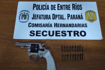 Allanaron una vivienda y secuestraron un arma de fuego y cartucheria