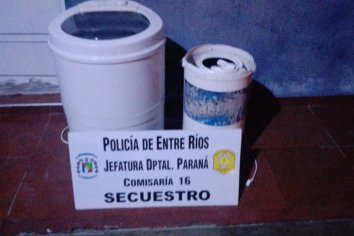 Robaban un secarropas y un lavarropas, huyeron al ver a la policía