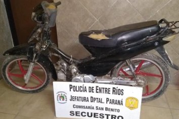 Secuestraron una moto involucrada en una estafa