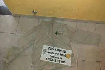 Secuestraron una campera vinculada a un robo