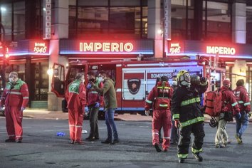 "Sentimos gran dolor por la muerte de dos colegas", lamentó el jefe de Bomberos Voluntarios