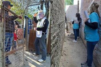 "El objetivo es la búsqueda activa casa por casa de casos sospechosos de Coronavirus" dijo Gómez