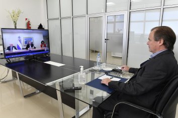 Gustavo Bordet abordó la situación epidemiológica de Entre Ríos con el Presidente