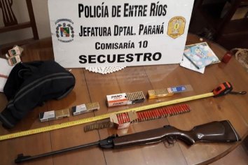 Allanaron una vivienda por una causa de