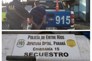 Quisieron identificar a un joven y terminó detenido por portar una tumbera en la mochila