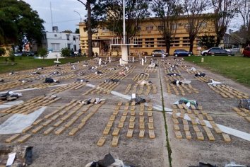 Prefectura incautó dos mil kilos de marihuana en un allanamiento en Concordia