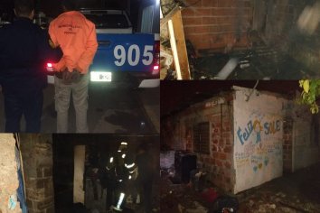 Un hombre quiso quemar a su pareja y su hijo de tres años